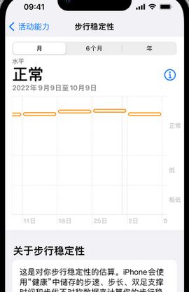 临河iPhone手机维修如何在iPhone开启'步行稳定性通知'