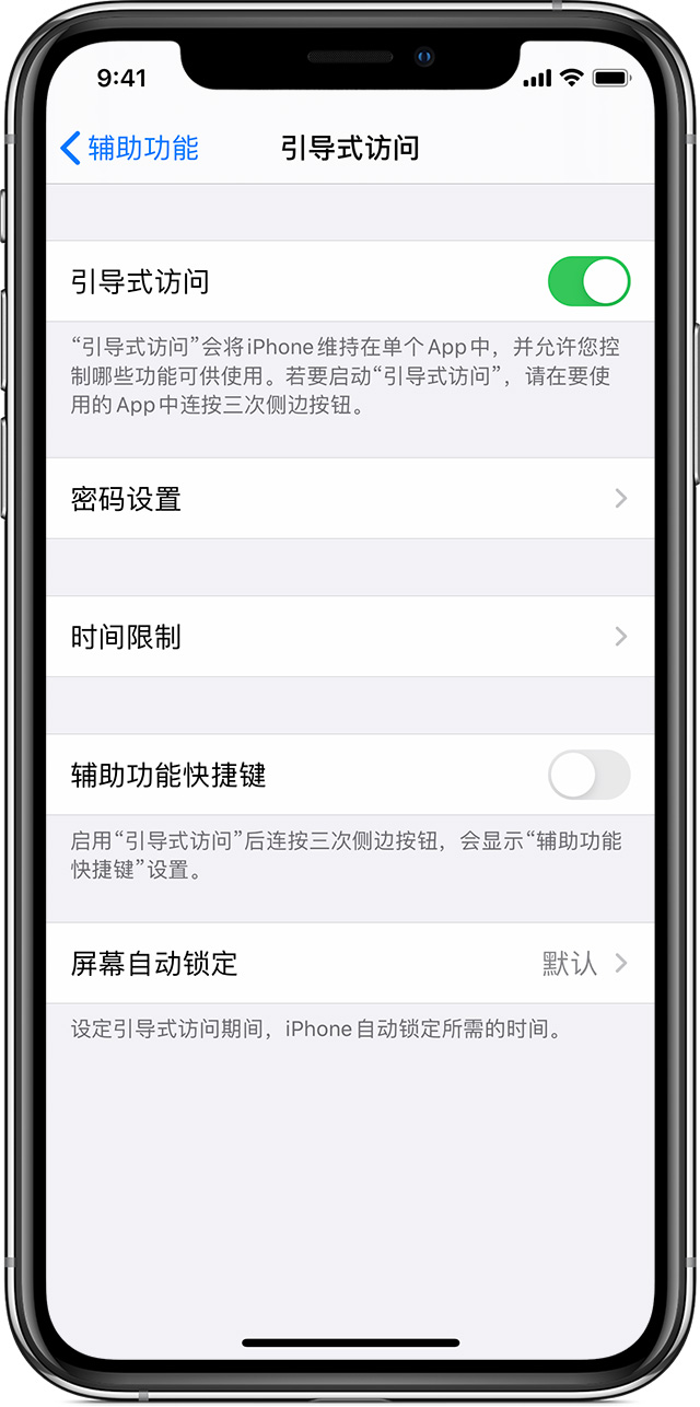 临河苹果手机维修分享如何在 iPhone 上退出引导式访问 